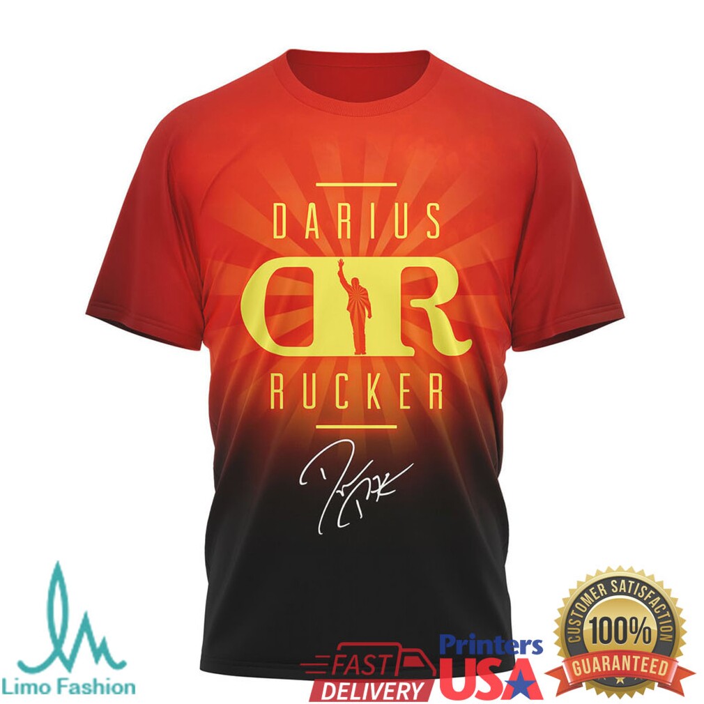 Darius Rucker Songs of Summer Tour 2026 Red Gradient T Shirt - Limotees LLC