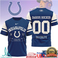Darius Rucker x Indianapolis Colts Custom Name & Number Football T Shirt - Limotees LLC