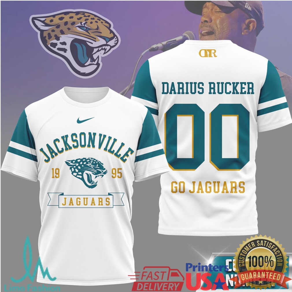 Darius Rucker x Jacksonville Jaguars Custom Number Graphic T Shirt - Limotees LLC