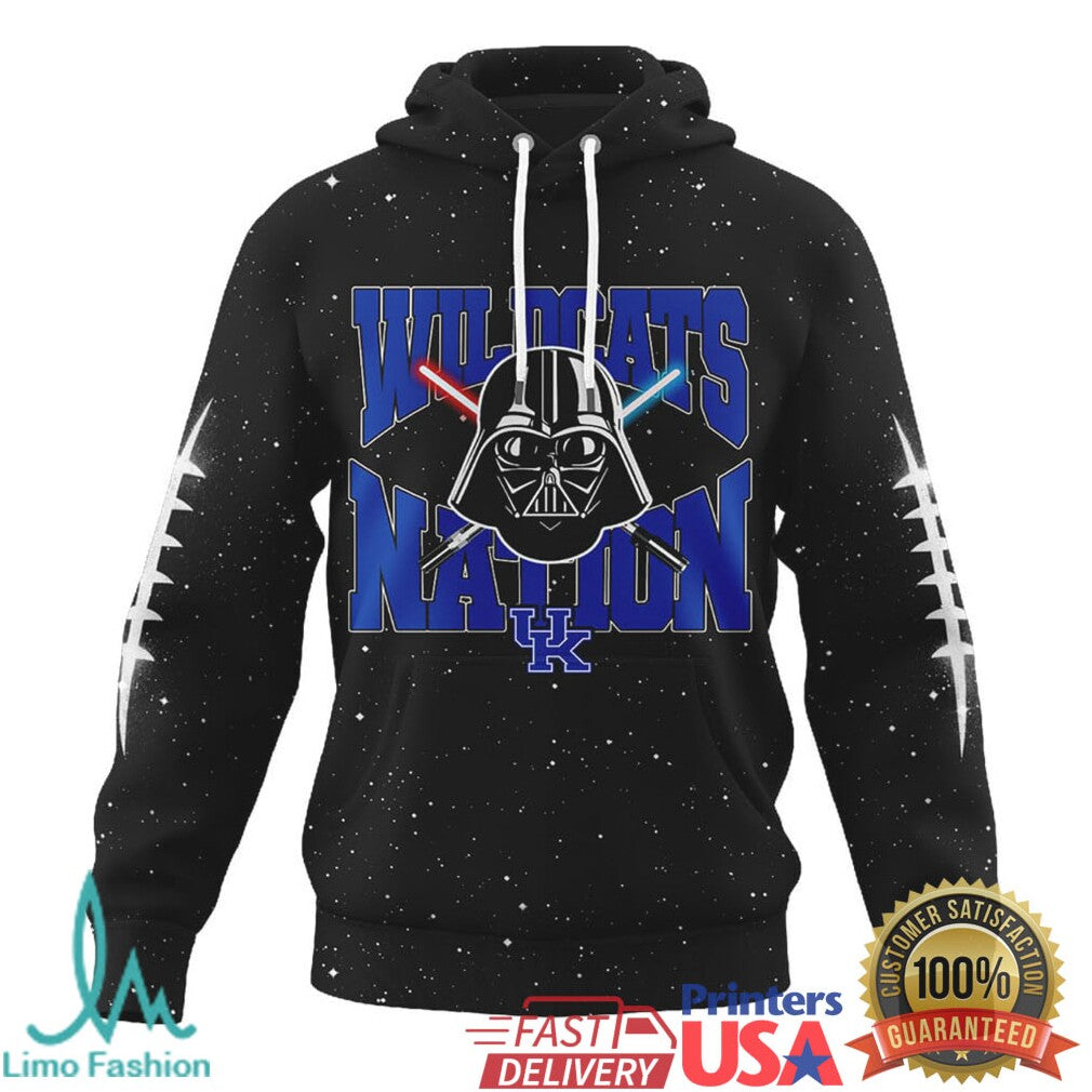 Darth Vader Kentucky Wildcats Nation Galactic Empire Football 3D T Shirt - Limotees LLC