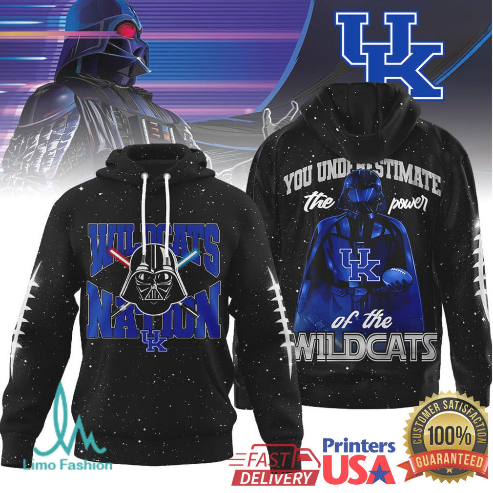 Darth Vader Kentucky Wildcats Nation Galactic Empire Football 3D T Shirt - Limotees LLC