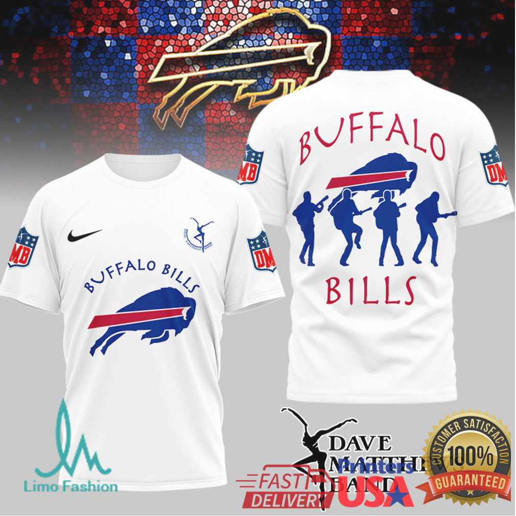Dave Matthews Band x Buffalo Bills Silhouette NFL Fan T Shirt - Limotees LLC