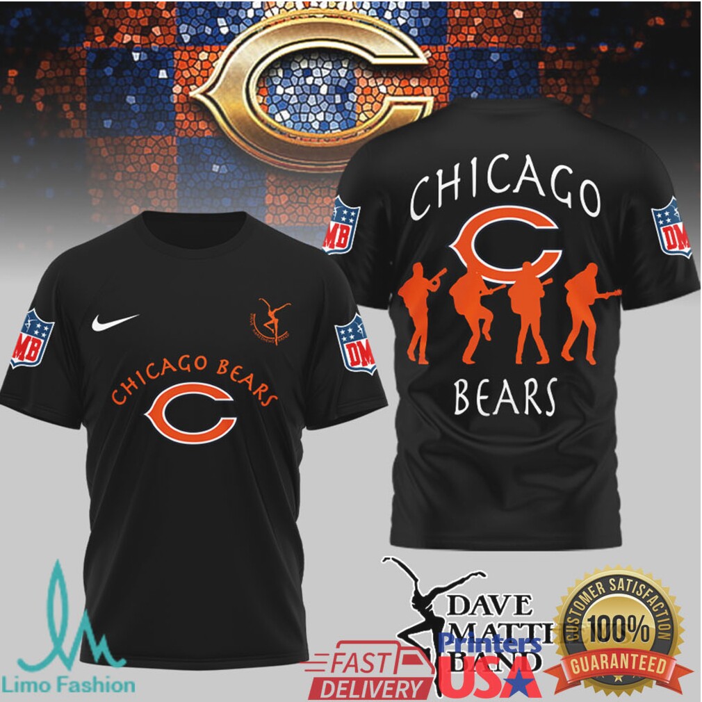 Dave Matthews Band x Chicago Bears Fan T Shirt - Limotees LLC