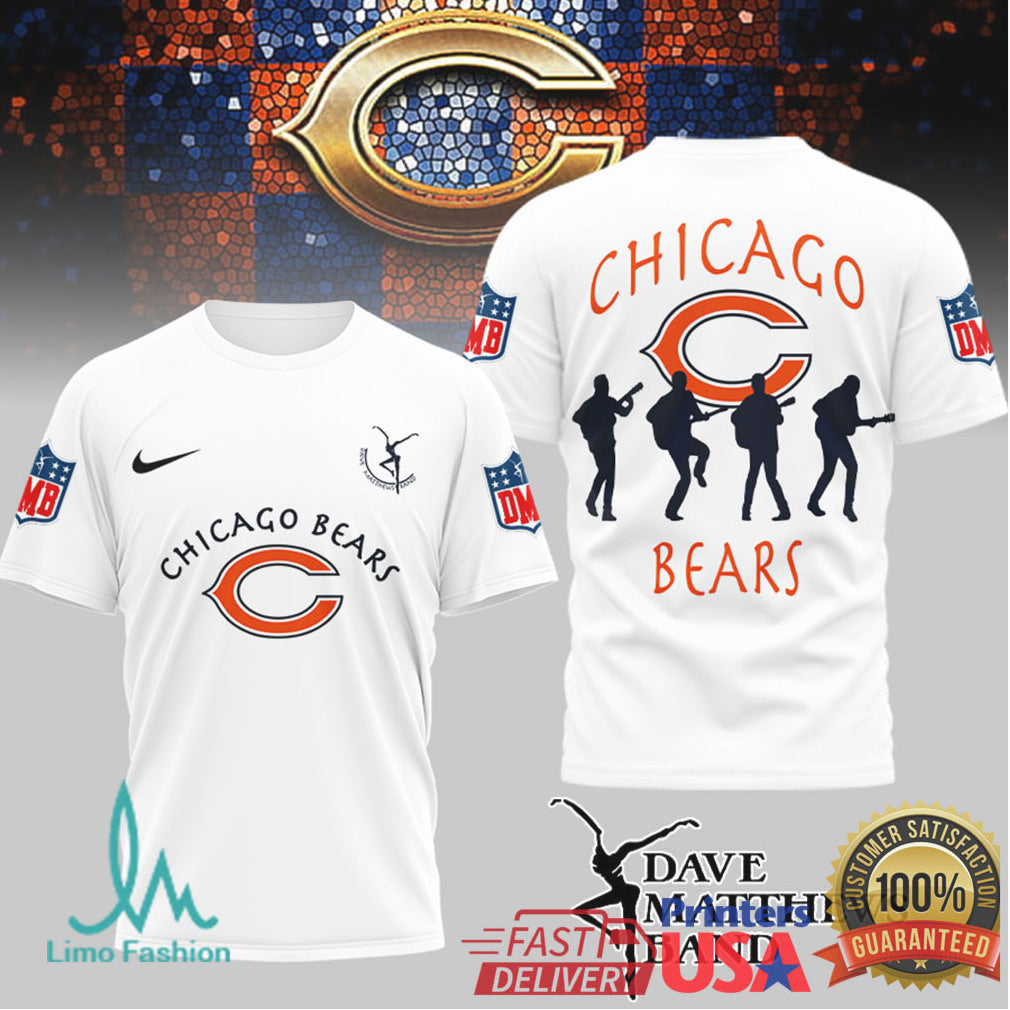Dave Matthews Band x Chicago Bears Fan T Shirt - Limotees LLC