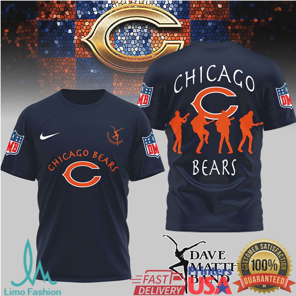 Dave Matthews Band x Chicago Bears Fan T Shirt - Limotees LLC