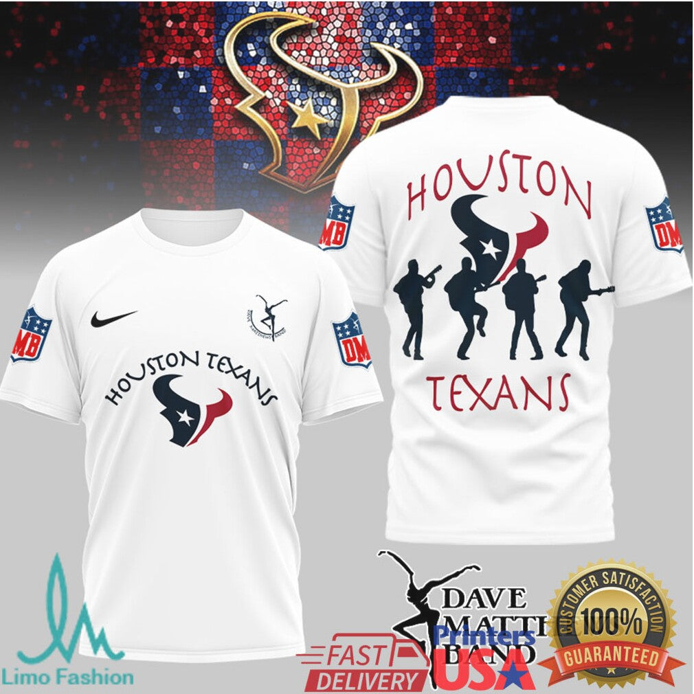 Dave Matthews Band x Houston Texans Fan T Shirt - Limotees LLC