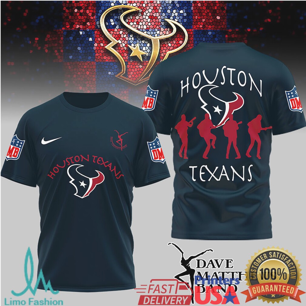 Dave Matthews Band x Houston Texans Fan T Shirt - Limotees LLC