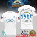Dave Matthews Band x Los Angeles Chargers Fan T Shirt - Limotees LLC