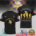 Dave Matthews Band x Minnesota Vikings Fan T Shirt - Limotees LLC