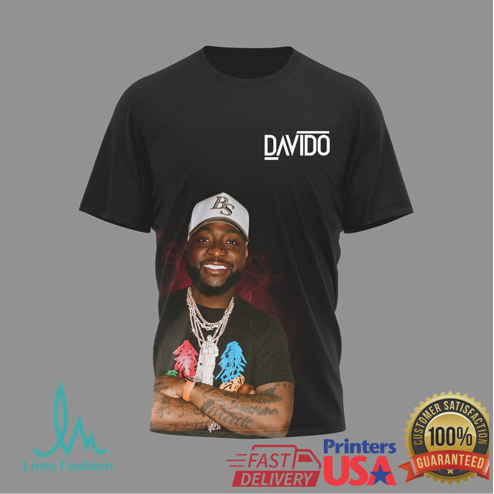 Davido 5ive Alive Tour 2026 Concert T Shirt Official Tour Dates