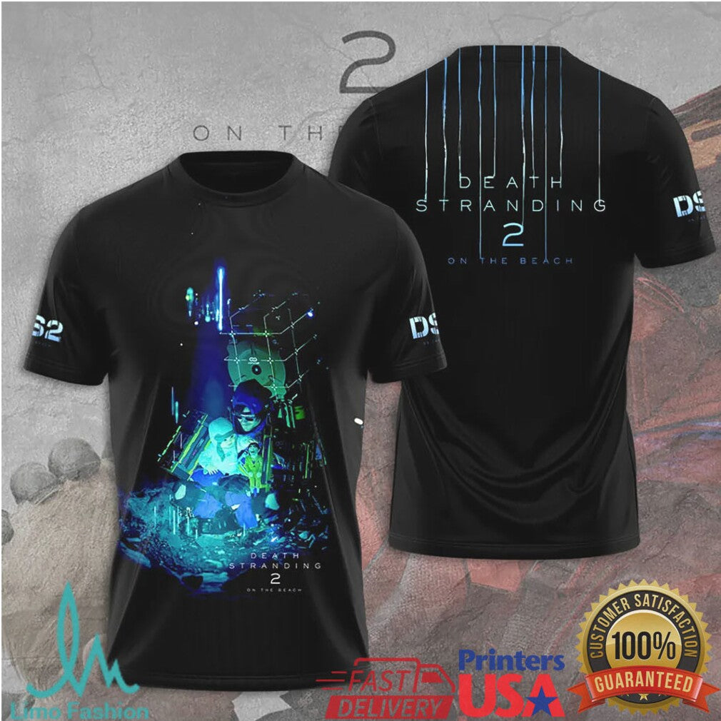 Death Stranding 2 On The Beach Hideo Kojima Video Game Art Retro Men T Shirt - Limotees LLC