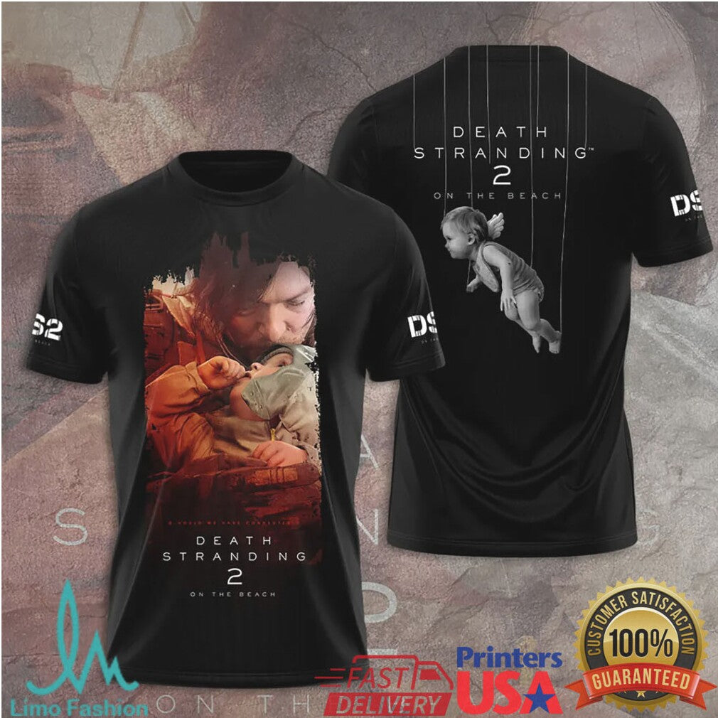 Death Stranding 2 On The Beach Sam Porter Bridges Norman Reedus Game Fans T Shirt - Limotees LLC