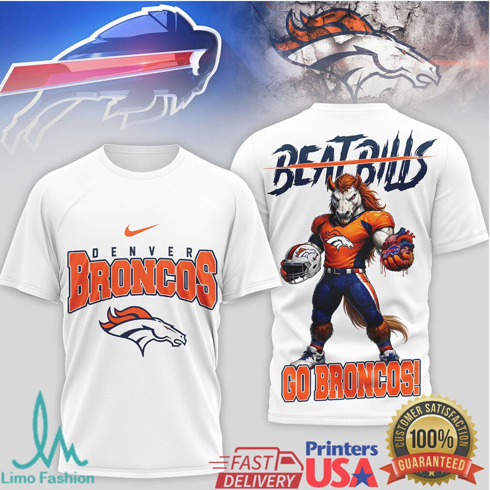 Denver Broncos Beat Bills Nfl Football Tshirt - Limotees LLC