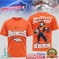 Denver Broncos “Beat Bills” Rivalry Mascot Heart Graphic Tee - Limotees LLC
