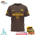 Denver Broncos Brown and Proud UPS Delivery Truck Graphic Tee - Limotees LLC