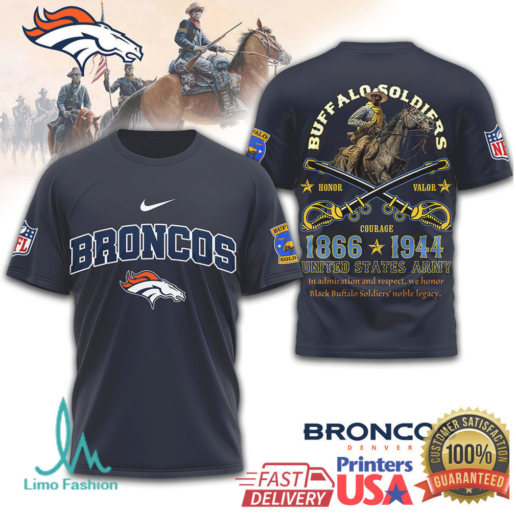 Denver Broncos Buffalo Soldiers Noble Legacy Commemorative Shirt