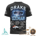 Denver Broncos Drake Iceman OVO Inspired Graphic T Shirt - Limotees LLC