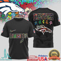Denver Broncos Grateful Dead Dancing Bears Football T Shirt - Limotees LLC