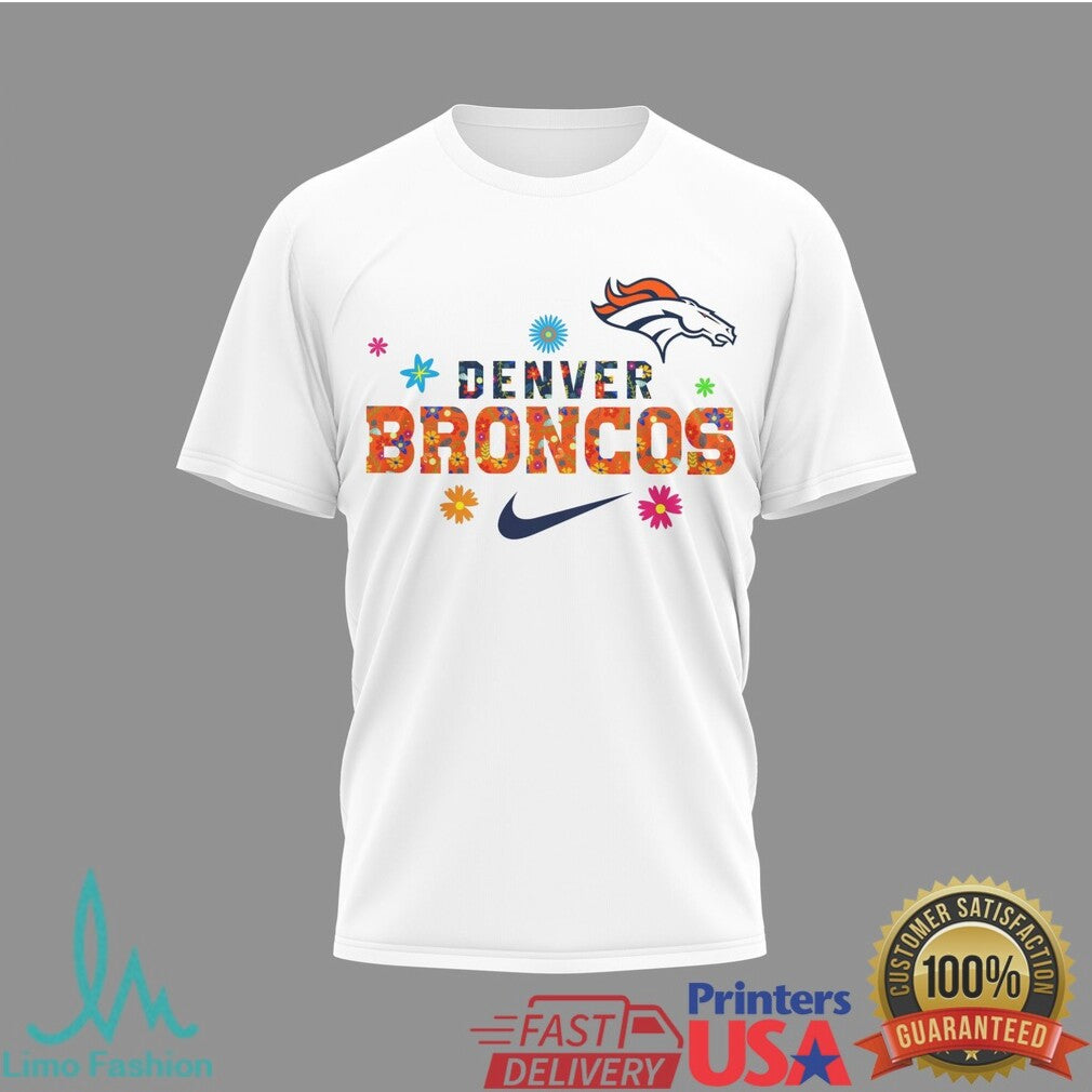 Denver Broncos Hispanic Heritage Month Vibrant Team Apparel T Shirt - Limotees LLC