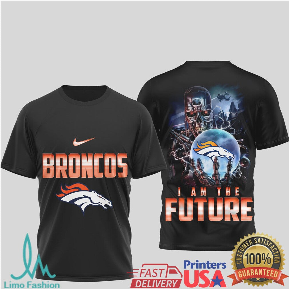 Denver Broncos “I Am The Future” Cybernetic Horse Graphic T Shirt - Limotees LLC