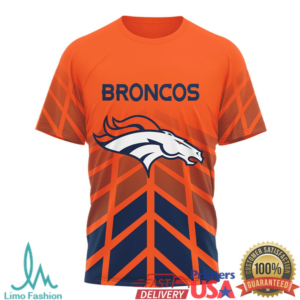 Denver Broncos NFL Flag Play Football Team Spirit Graphic Shirt - Limotees LLC