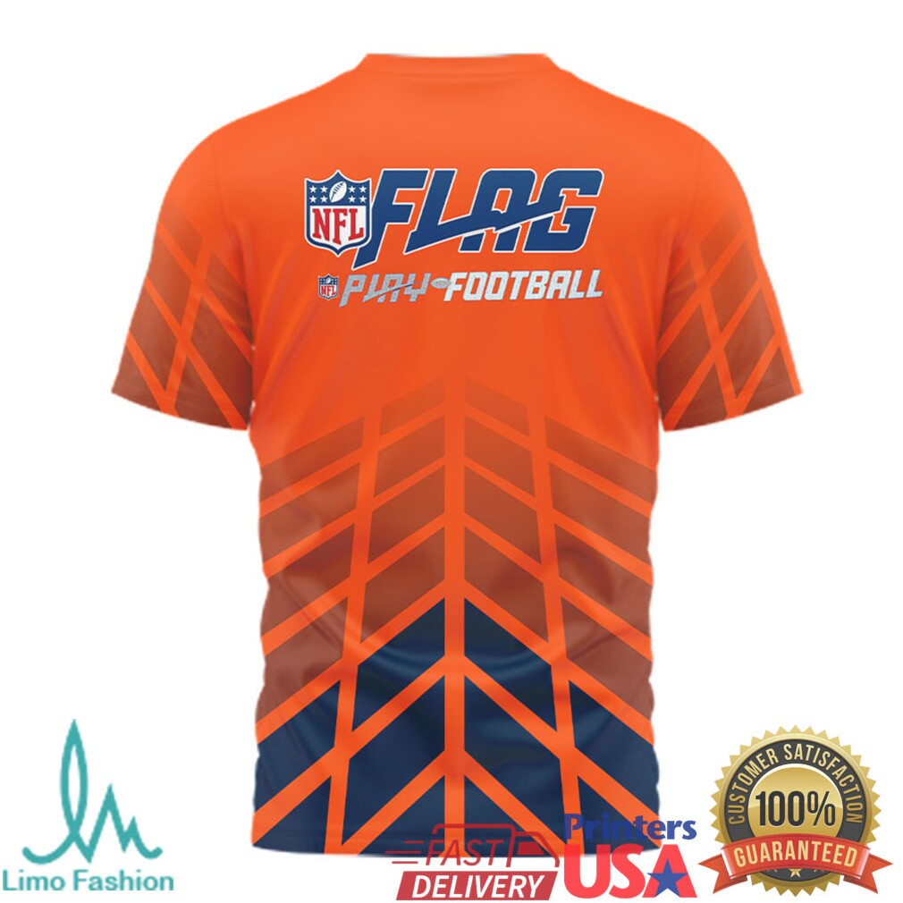 Denver Broncos NFL Flag Play Football Team Spirit Graphic Shirt - Limotees LLC