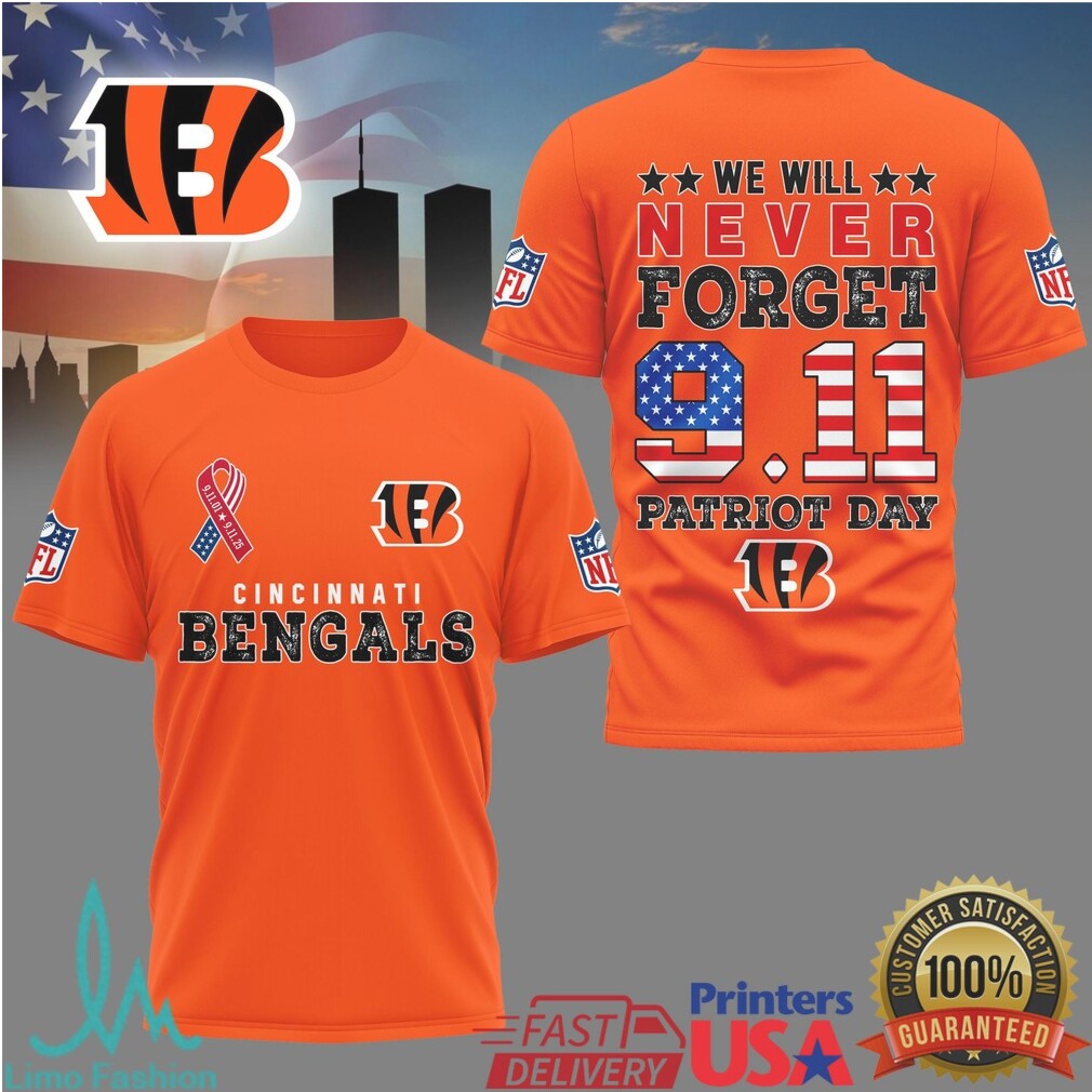 Denver Broncos NFL Patriot Day 9.11 We Will Never Forget T Shirt - Limotees LLC
