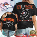 Denver Broncos Nurse T Shirt NFL Healthcare Worker Appreciation T Shirt - Limotees LLC