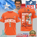 Denver Broncos Official NFL Benito Bowl 3D Shirt - Limotees LLC