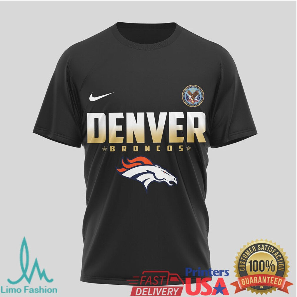 Denver Broncos Official NFL Department Of Veterans Affairs 3D Shirt - Limotees LLC
