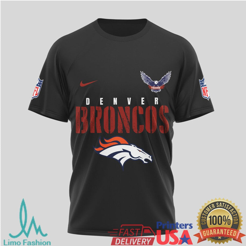 Denver Broncos Salute to Service Veterans Thank You T Shirt - Limotees LLC