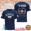 Denver Broncos Teacher Appreciation Night Teach Love Inspire Tshirt - Limotees LLC