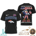 Denver Broncos USA 250th Anniversary Eagle Patriotic T Shirt - Limotees LLC