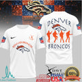 Denver Broncos x Dave Matthews Band NFL Fan Mashup T Shirt - Limotees LLC