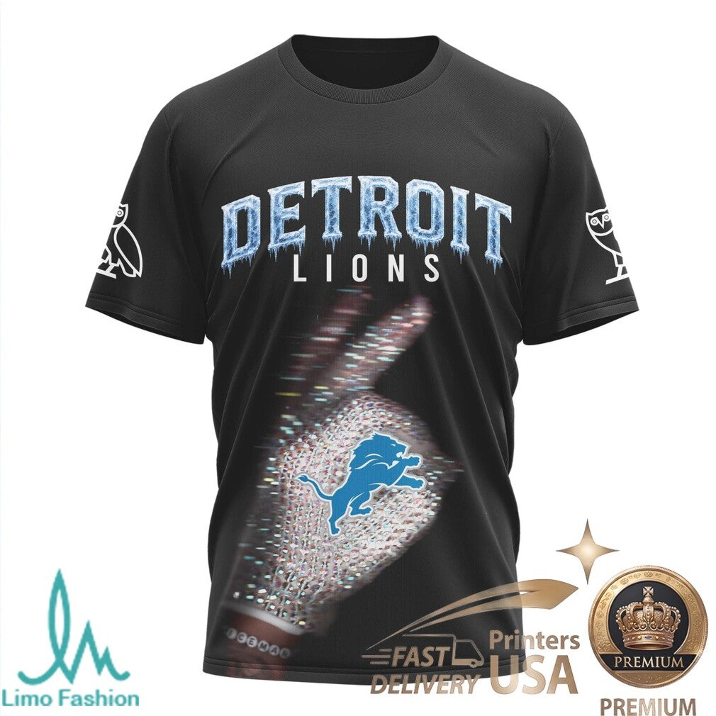 Detroit Lions Drake Iceman Hip Hop Music T Shirt T Shirt
