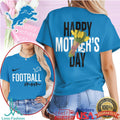 Detroit Lions Football Mom Happy Mother's Day T Shirt - Limotees LLC