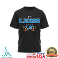Detroit Lions Hasta La Muerte Sugar Skull Day of the Dead T Shirt - Limotees LLC
