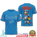 Detroit Lions Jimmy Buffett Parrot Football Mascot T Shirt - Limotees LLC