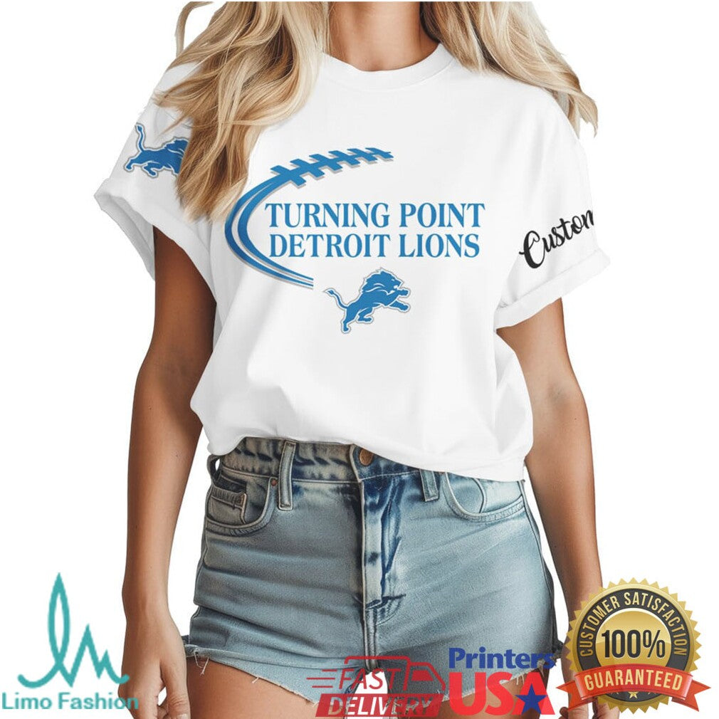 Detroit Lions One Pride NFL Turning Point Custom Football Tee - Limotees LLC