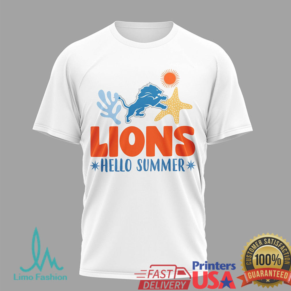 Detroit Lions School Is Out Summer Vacation T Shirt Scream and Shout Graphic T Shirt - Limotees LLC