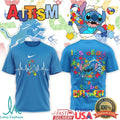 Detroit Lions Stitch It's Okay To Be Different Autism Support T Shirt - Limotees LLC