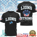 Detroit Lions Strong Save the Animals Animal Advocacy NFL T Shirt - Limotees LLC