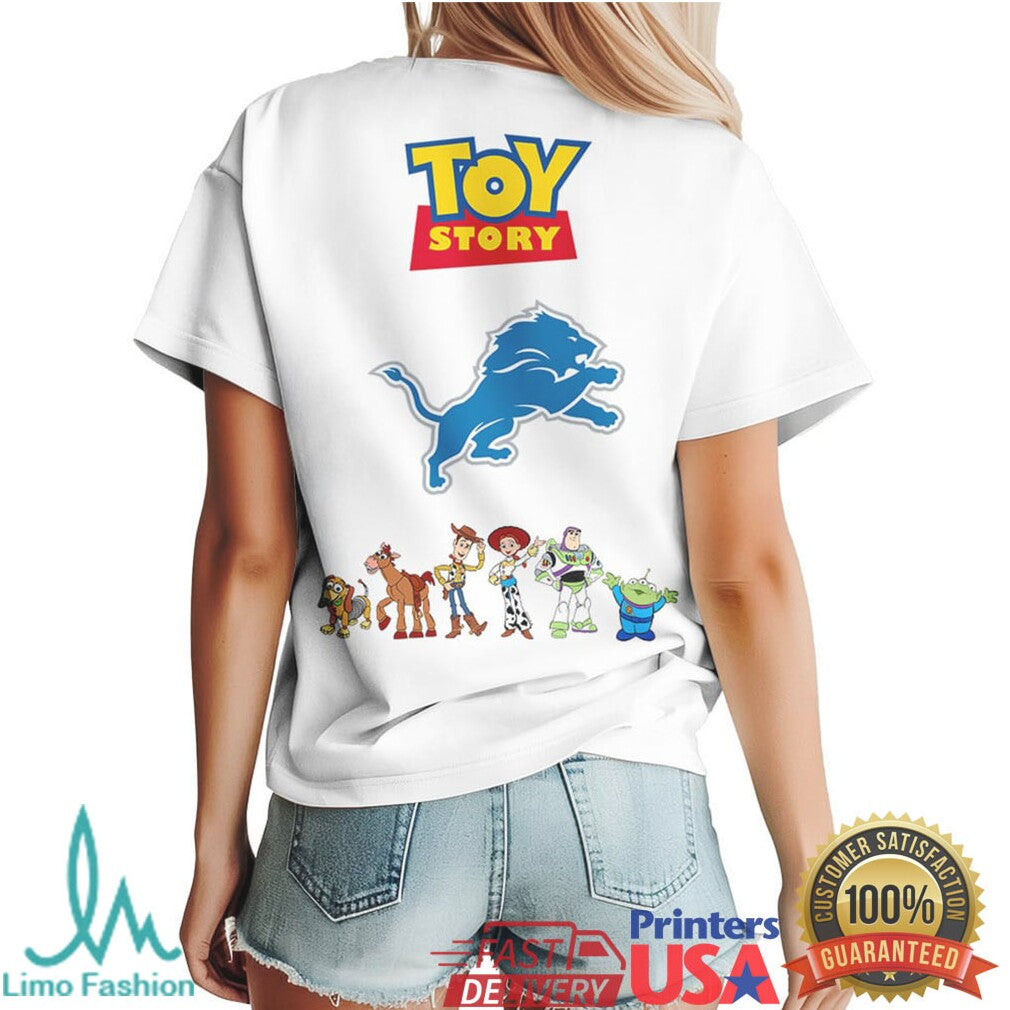Detroit Lions x Toy Story Characters Squad Goals T Shirt - Limotees LLC