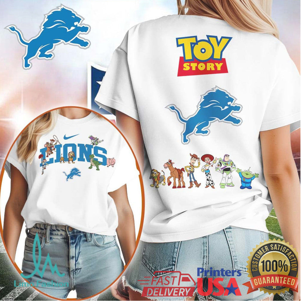 Detroit Lions x Toy Story Characters Squad Goals T Shirt - Limotees LLC