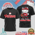 Detroit Pistons Kitty Power Play Basketball T Shirt Kawaii Motor City Team T Shirt