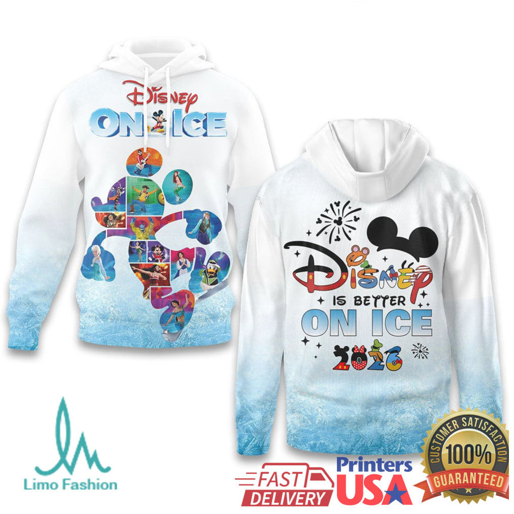 Disney On Ice 2026 Mickey Mouse Is Better On Ice Souvenir Shirt