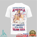 Dolly Parton Bless America 250th Anniversary Team USA Butterfly T Shirt - Limotees LLC