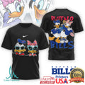 Donald & Daisy Duck Buffalo Bills NFL Graphic T shirt - Limotees LLC