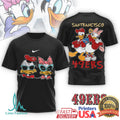 Donald & Daisy Duck San Francisco 49ers NFL Custom Shirt - Limotees LLC