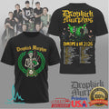 Dropkick Murphys Europe & UK 2026 Skeleton Bagpipes T Shirt - Limotees LLC